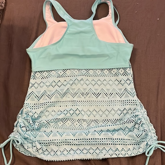 NWOT Tankini & Swim Skirt, Size Medium - Picture 3 of 6